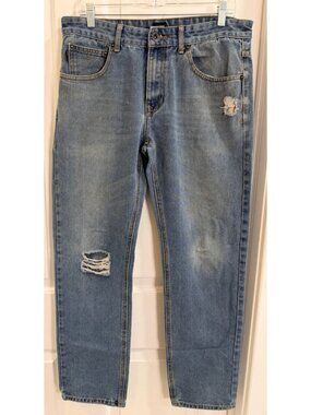 Y2K Zoo York Distressed Light Wash Jeans 34x32